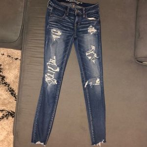 american eagle ripped jeans